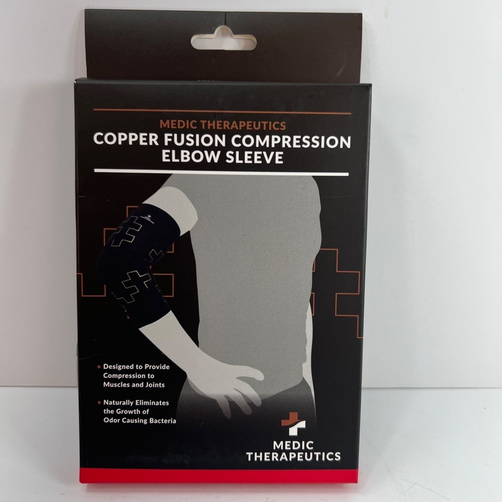 LARGE MEDIC THERAPEUTICS COPPER FUSION COMPRESSION ELBOW SLEEVE